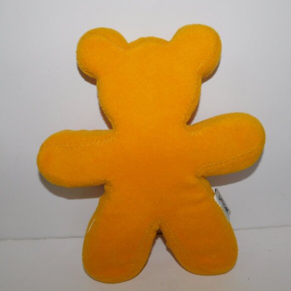 VTG Ikea 2003 Yellow Unicef Brum Bendable Poseable plush Teddy Bear 13" stuffed - Picture 6 of 7